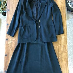 Vintage silk skirt and suit set